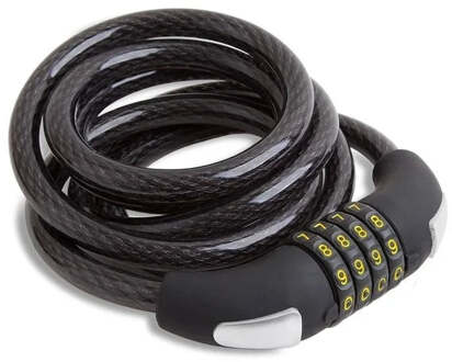 LYNX Cijfer-kabelslot - 180 x 10 - Zwart