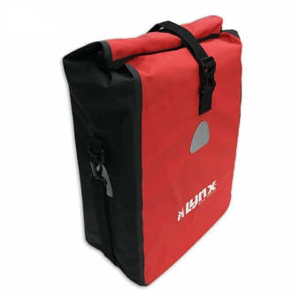 LYNX Enkele Fietstas Tarpaulin XL - Rood
