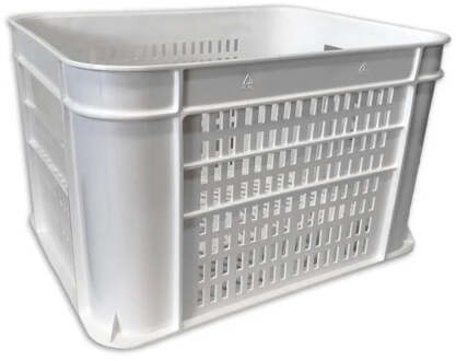 LYNX Kunststof Fietskrat - Wit - 30 Liter