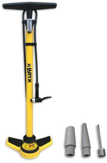 LYNX Stalen Fietspomp met XL Manometer