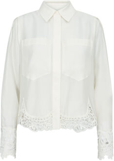 Lyocell cropped blouse Molly  naturel - XS,M,L,XL,