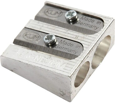 Lyra Dubbele puntenslijper - potloden - zilver - metaal