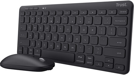 Lyra Multi-Device Wireless Keyboard & Mouse Toetsenbord Zwart