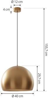 Lythara LED hanglamp messing Ø 40cm