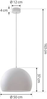 Lythara LED hanglamp wit mat Ø 50cm