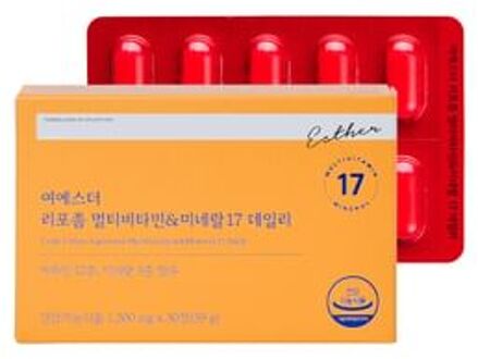 Lyuh Esther Liposome Multivitamin & Mineral 17 Daily 1300mg x 30 tablets