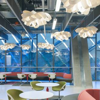 LZF Agatha Small hanglamp, 78x76cm, ivoor