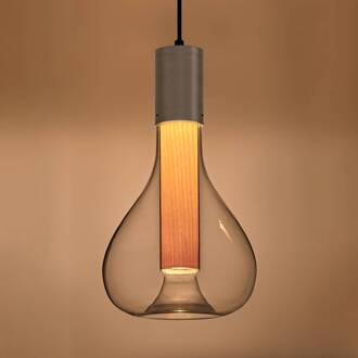 LZF Eris LED hanglamp glas aluminium/beuken helder, aluminium, beuken