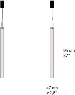 LZF Estela SV LED hanglamp, 90 cm, beuken naturel