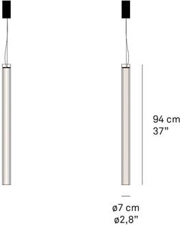 LZF Estela SV LED hanglamp, 90 cm, kersenboom