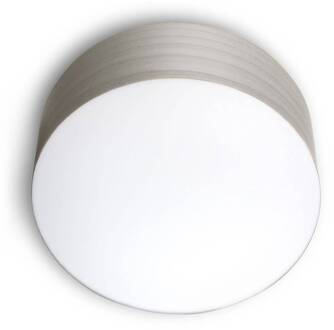 LZF Gea plafondlamp 0-10V dim, Ø 20cm, grijs grijs, opaalwit