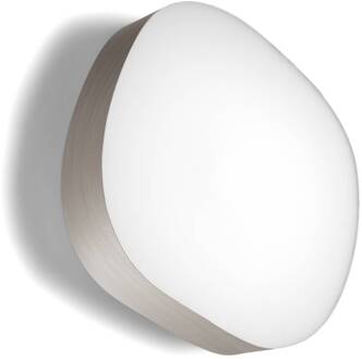 LZF Guijarro Large LED wandlamp, grijs grijs, wit
