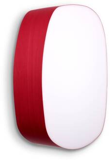 LZF Guijarro medium LED wandlamp, rood rood, wit