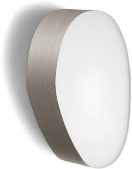 LZF Guijarro Small LED wandlamp, grijs grijs, wit