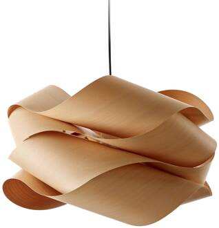 LZF Link hanglamp, kabel zwart Ø 69cm beuken beuken naturel