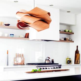 LZF Link hanglamp, kabel zwart Ø 69cm kersenboom kersen natuur