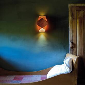 LZF Orbit wandlamp naturel beuken, hoogte 36 cm natuurlijke beuk