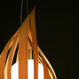 LZF Raindrop hanglamp medium, kersen kersenbruin