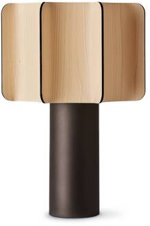 LZF tafellamp Kactos, beuken/zwart, hoogte 52 cm beuk, zwart