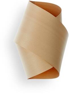 LZF wandlamp Orbit, beukenkleur, breedte 19 cm, hout