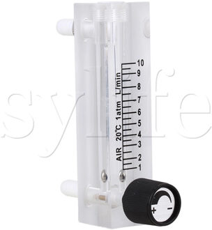 LZQ-6 Industriële Gas Flowmeter Met Regelklep Voor Zuurstof Bar 1-10LPM
