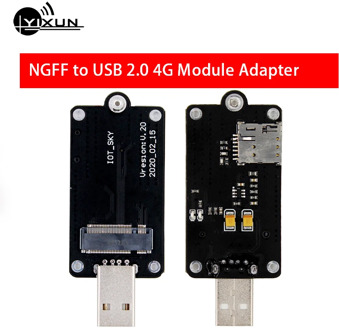 M.2 NGFF to USB 4G module adapter development board with Nano SIM slot for EM20-G EM12-G EM05 EM06 SIM7906E-M2 SIM7912G SIM7920G