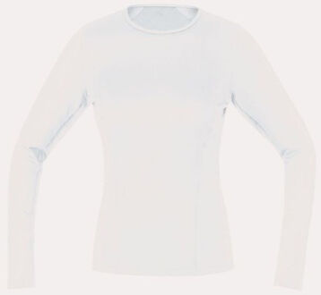 M Base Layer Long Sleeve Shirt Dames Wit - 34