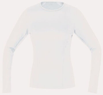 M Base Layer Long Sleeve Shirt Dames Wit - 40