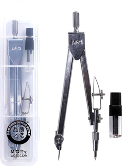 M & G Roestvrij Kompas Multifunctionele Metalen Opstellen Tekening Math Geometry Cirkels Tool Duurzaam School Briefpapier Leveringen 90829 1 reeks