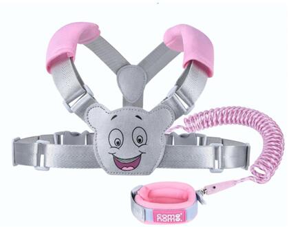 M Kinderen Anti Verloren Trekkabel Band Armband 2 In 1 Baby Lopen Veiligheidstuig Riemen Soort roze