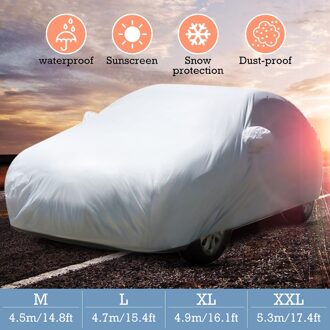 M/L/Xl/Xxl Universele Full Car Cover Anti Regen Sneeuw Ijs Waterdicht Stofdicht Uv Outdoor