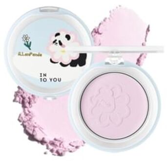 M Lan Panda Mini Pressed Powder - 3 Shades #MN02 Soft Misty Lilac - 3.5g