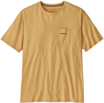 M's Boardshort Logo Pocket Responsibili Casual T-shirt Heren M Bruin