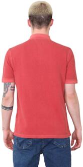 M&S SS-poloshirt voor heren in baksteenrood