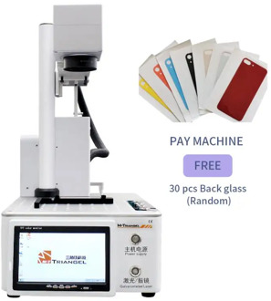 M-Triangel PG oneS/MG Ones 20W Fiber Laser Cutting Separating Marking Engraving Machine For iPhone 8-11Pro Max Back Glass Remove