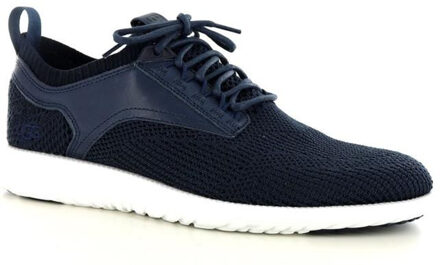 M Union Trainer Lage sneakers - Leren Sneaker - Heren - Blauw - Maat 42