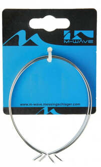 M-Wave Broekklem Chroom Met Reflectie (Stel)