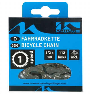 M-Wave Fietsketting M-Wave Single Speed / Naafversnelling - 112 Schakels