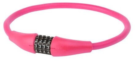 M-Wave Kabelcijferslot M-Wave Silicon 900*12mm Pink