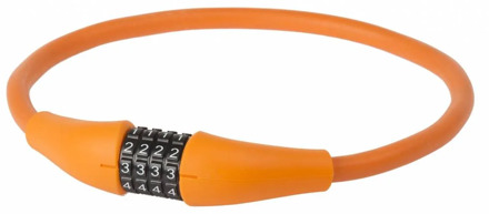 M-Wave Kabelslot+Cyfer M-Wave Silicon Oranje