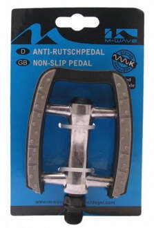 M-Wave Pedalen Anti-Slip M-Wave Alu-Zilver