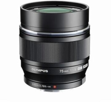 M.Zuiko Digital ED 75mm f/1.8 Zwart