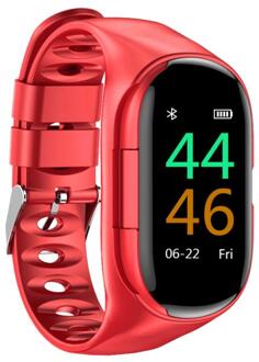 M1 Ai Smart Armband Wearbuds Bluetooth Hoofdtelefoon Hartslagmeter Draagbare Sport Polsband Fitness Stappenteller Oortelefoon B 1stk