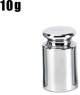 M1 Kalibratie Weightsweights 1G-500G Chrome Plating Calibration Gram Schaal Roestvrij Staal Gewicht Platen Precisie Gram Weegschalen 10g
