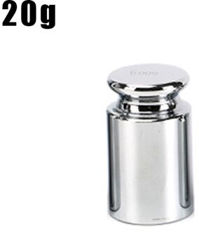 M1 Kalibratie Weightsweights 1G-500G Chrome Plating Calibration Gram Schaal Roestvrij Staal Gewicht Platen Precisie Gram Weegschalen 20g