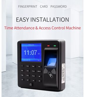 M10 Security Alarm Vingerafdruk Deur Toegangscontrole Machine Met Lcd Sn Smart Deurbel