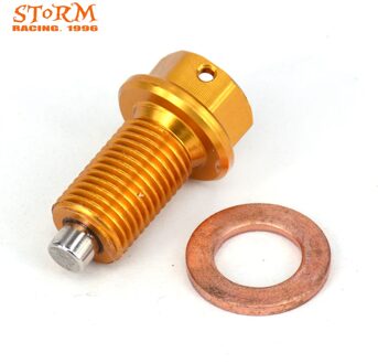 M12 * 1.25 Aluminium Magnetische Frame Olieaftapplug Bolt Voor SUZUKI RMZ250 2007 DRZ400S DRZ400E DRZ400SM 2000