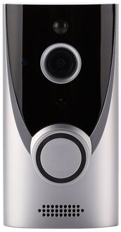 M16 Hd Draadloze Wifi Smart Video Intercom Deurbel Camera Intercom Ip Deurbel App Remote Monitor Home Security Video bell zilver