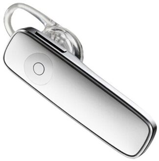 M165 Draadloze Bluetooth Oortelefoon In-Ear Enkele Mini Oordopjes Handsfree Bellen Stereo Music Headset Met Microfoon Voor Smart telefoons wit