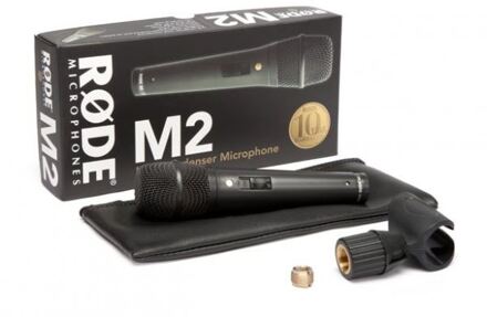 M2 Microfoon voor podiumpresentaties Bedraad Zwart microfoon